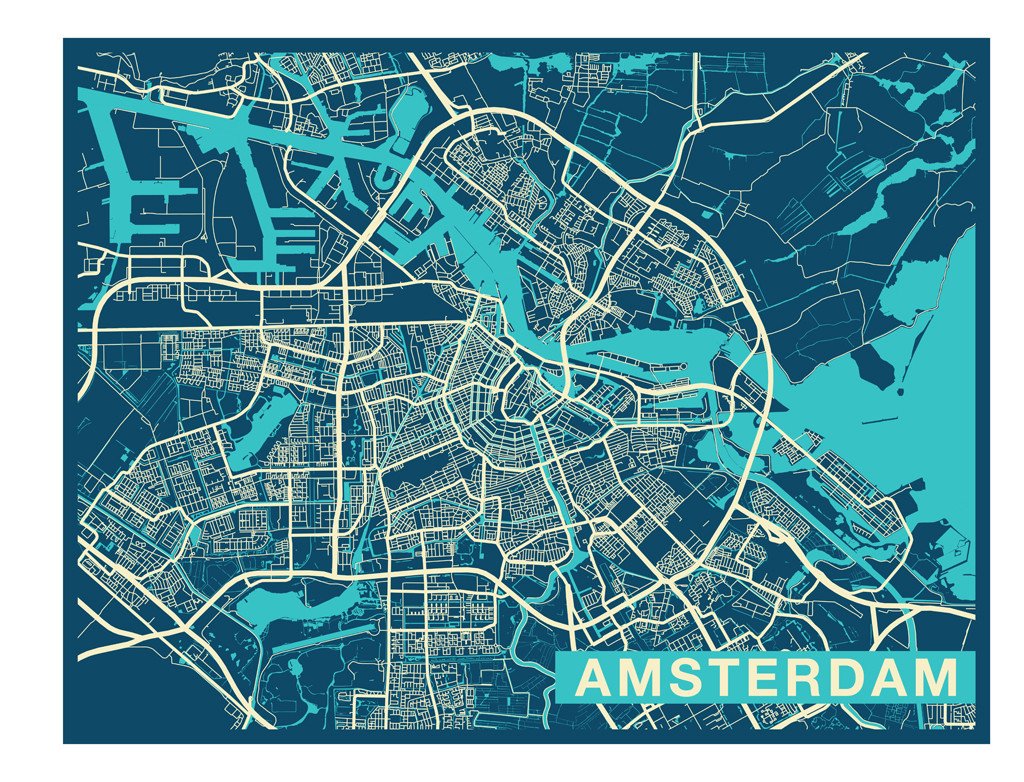 Amsterdam City Art Map