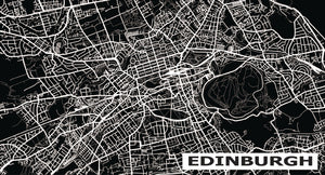 Edinburgh City Map - Art Print