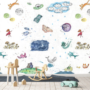 Whimsical - NZ Inspired Wallpaper Mural