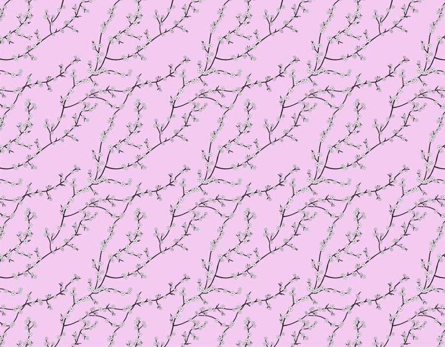 Blossoms Wallpaper - Lilac
